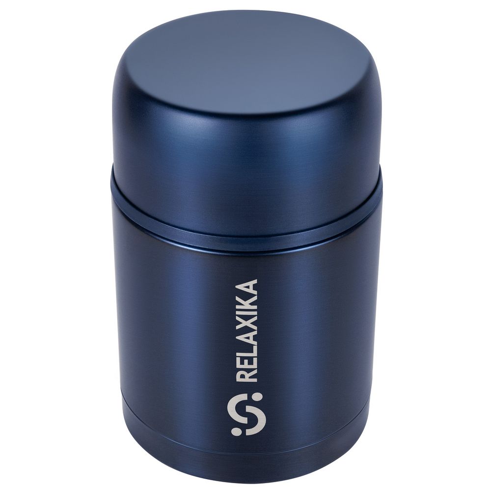 Термос для еды Relaxika 700, темно-синий — изображение 3