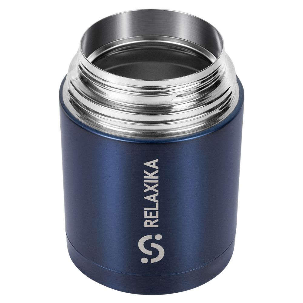 Термос для еды Relaxika 700, темно-синий — изображение 5