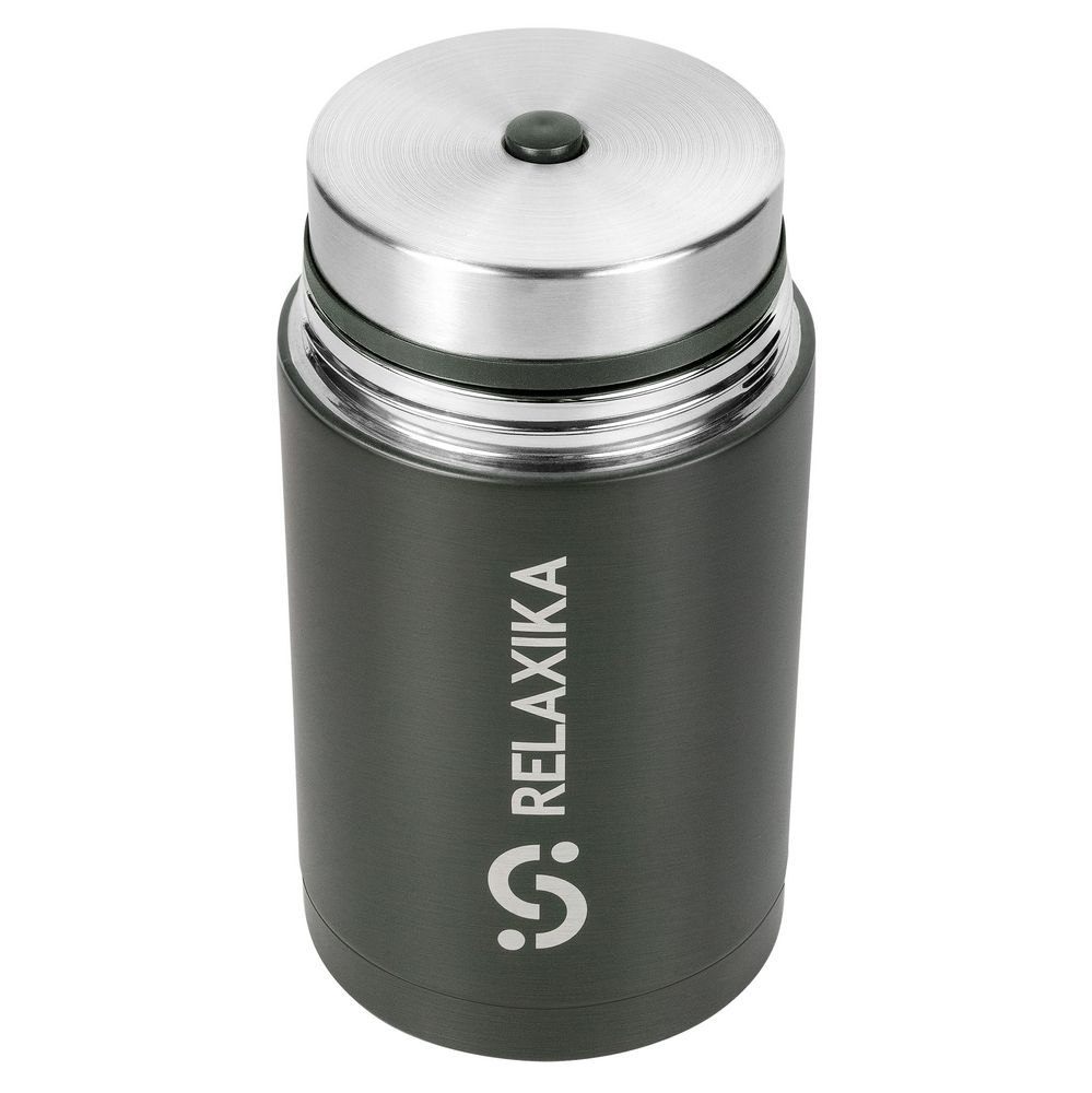 Термос для еды Relaxika 1000, хаки — изображение 4