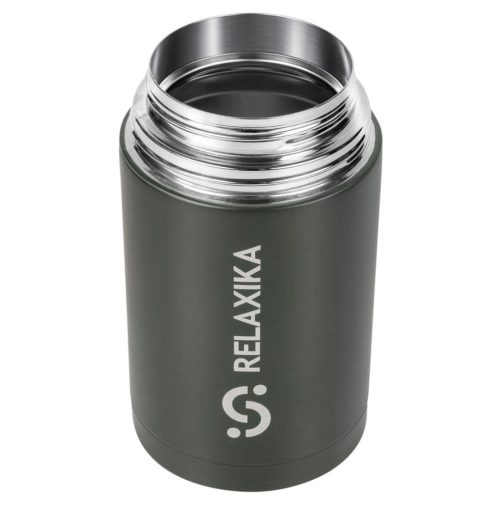 Термос для еды Relaxika 1000, хаки — изображение 5