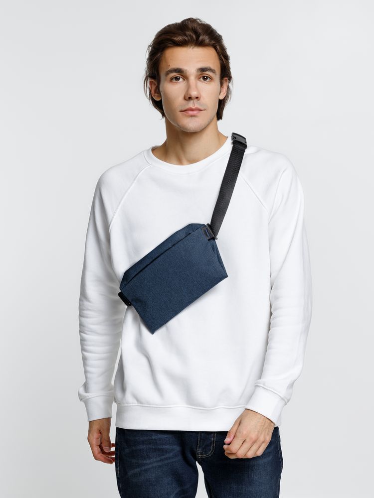 Поясная сумка Remark S, синяя — изображение 13