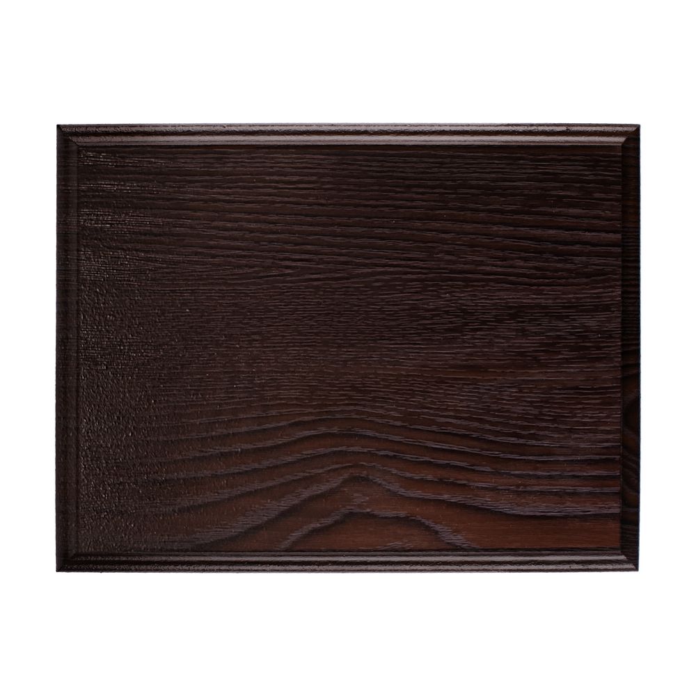 Плакетка Plaque, малая, венге с золотистой пластиной — изображение 3