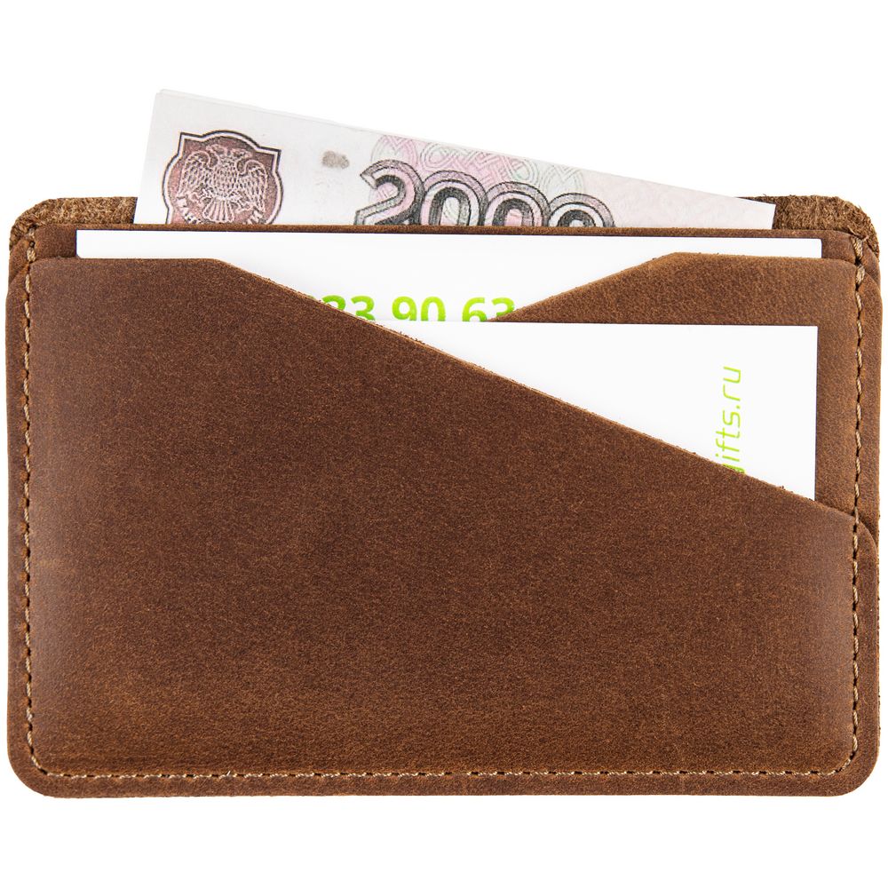 Чехол для карточек inStream, коричневый — изображение 5
