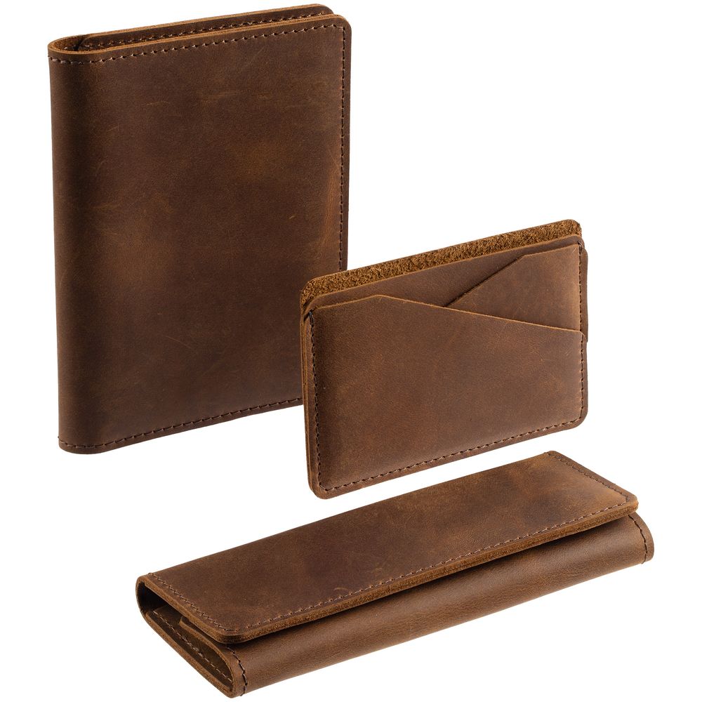 Чехол для карточек inStream, коричневый — изображение 7