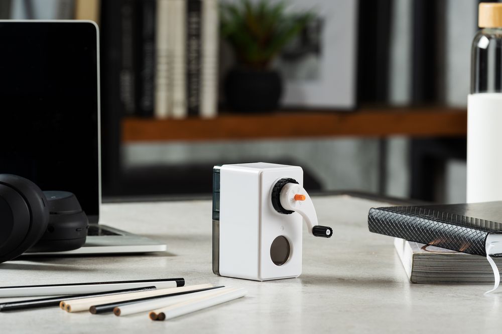 Механическая точилка для карандашей Griffel, белая — изображение 6