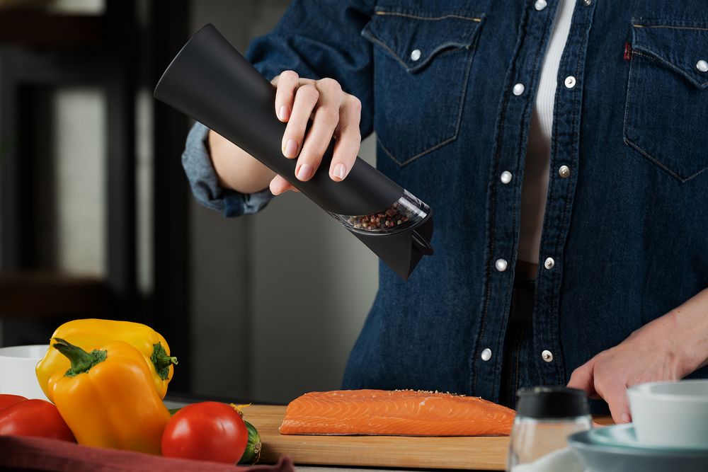 Гравитационная мельница для специй Gravita, черная — изображение 6