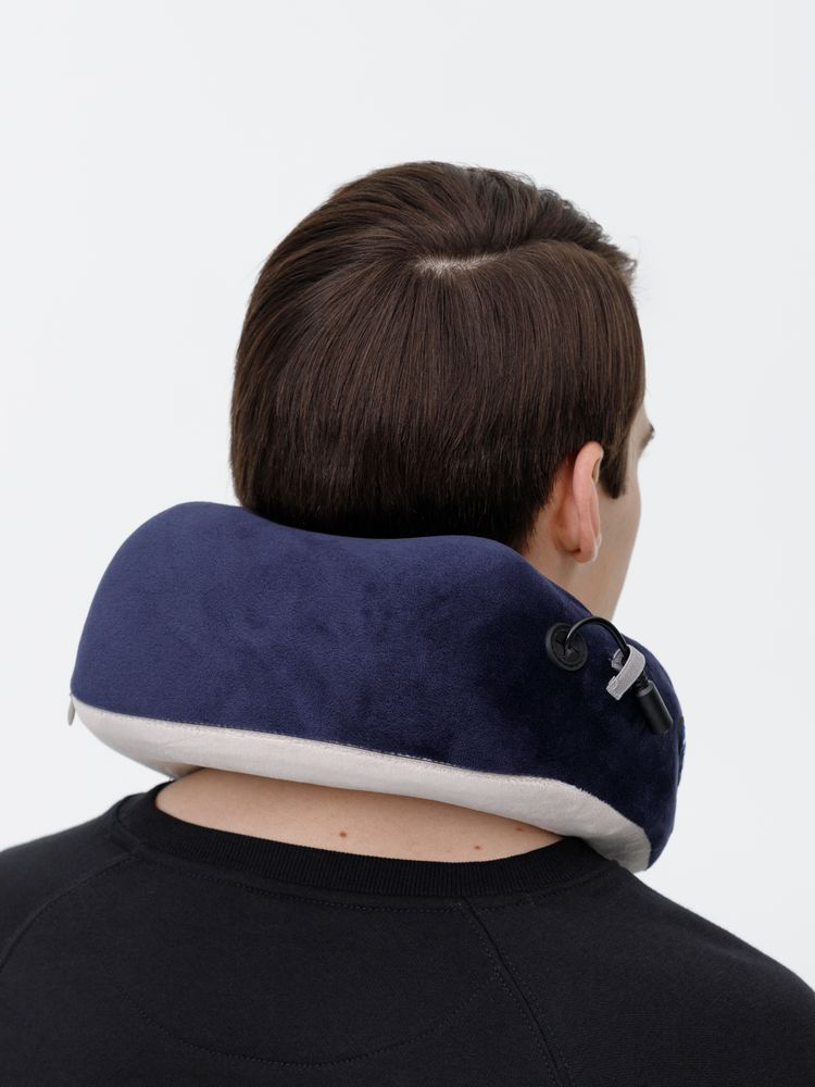 Дорожная подушка-массажер inRelax, синяя — изображение 14