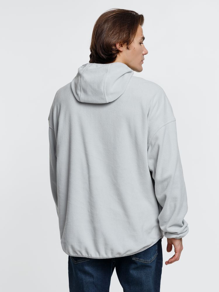 Анорак флисовый унисекс Fliska, светло-серый — изображение 8