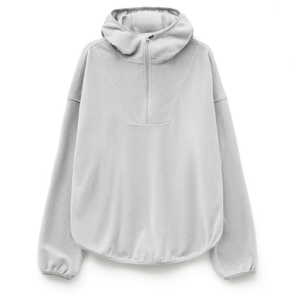 Анорак флисовый унисекс Fliska, светло-серый — изображение 2