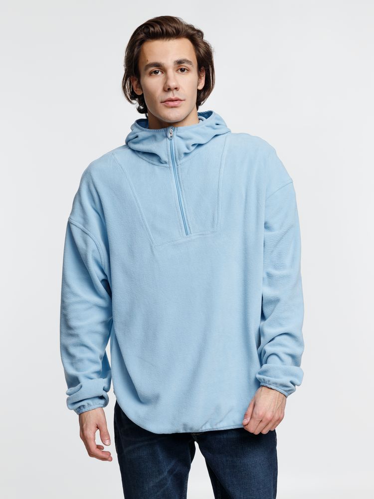 Анорак флисовый унисекс Fliska, голубой — изображение 7