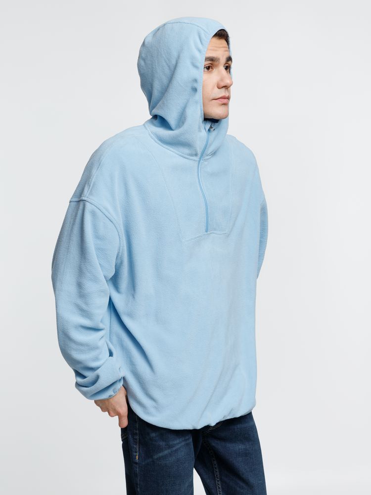 Анорак флисовый унисекс Fliska, голубой — изображение 9