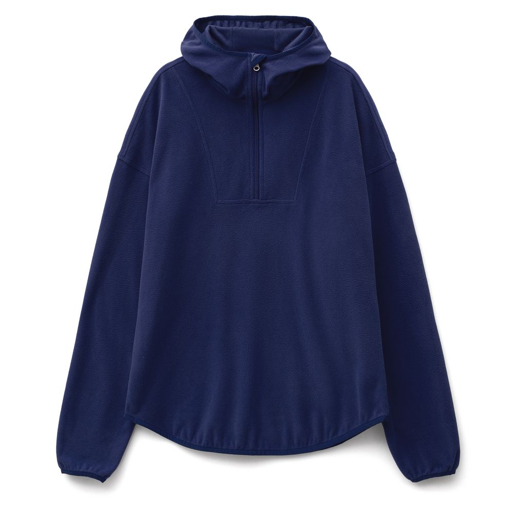 Анорак флисовый унисекс Fliska, темно-синий — изображение 2