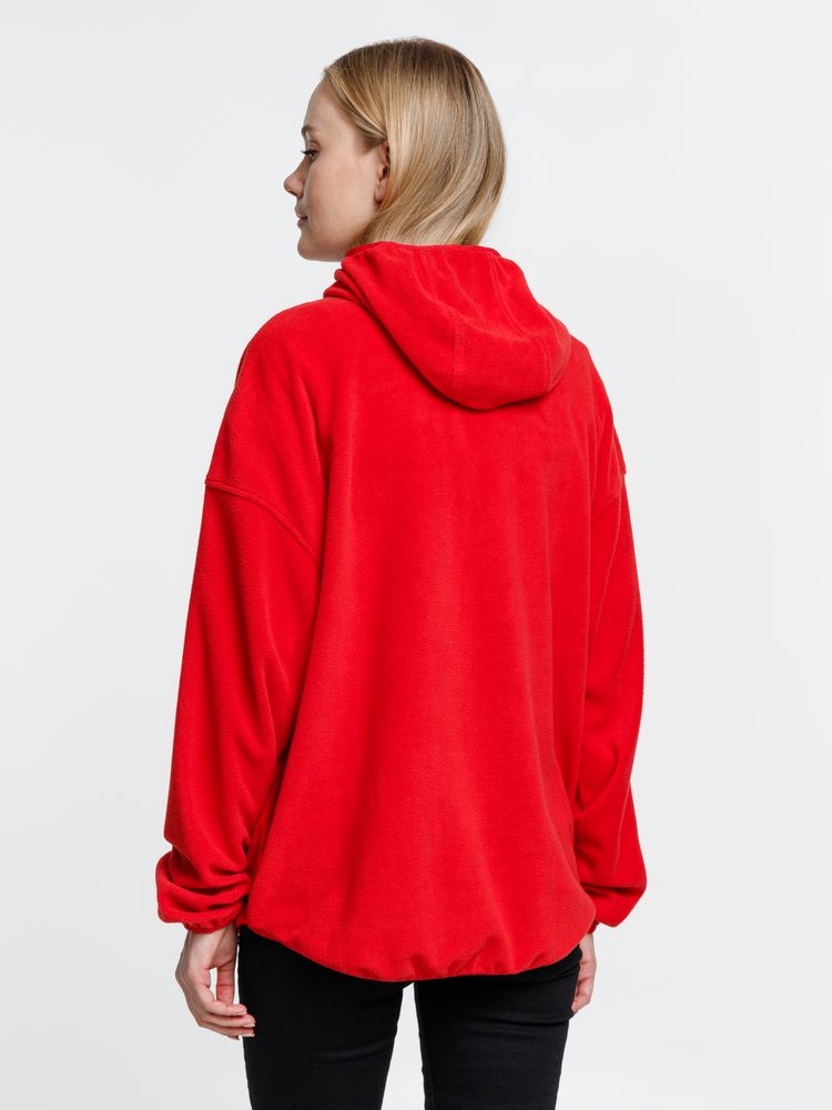 Анорак флисовый унисекс Fliska, красный — изображение 8