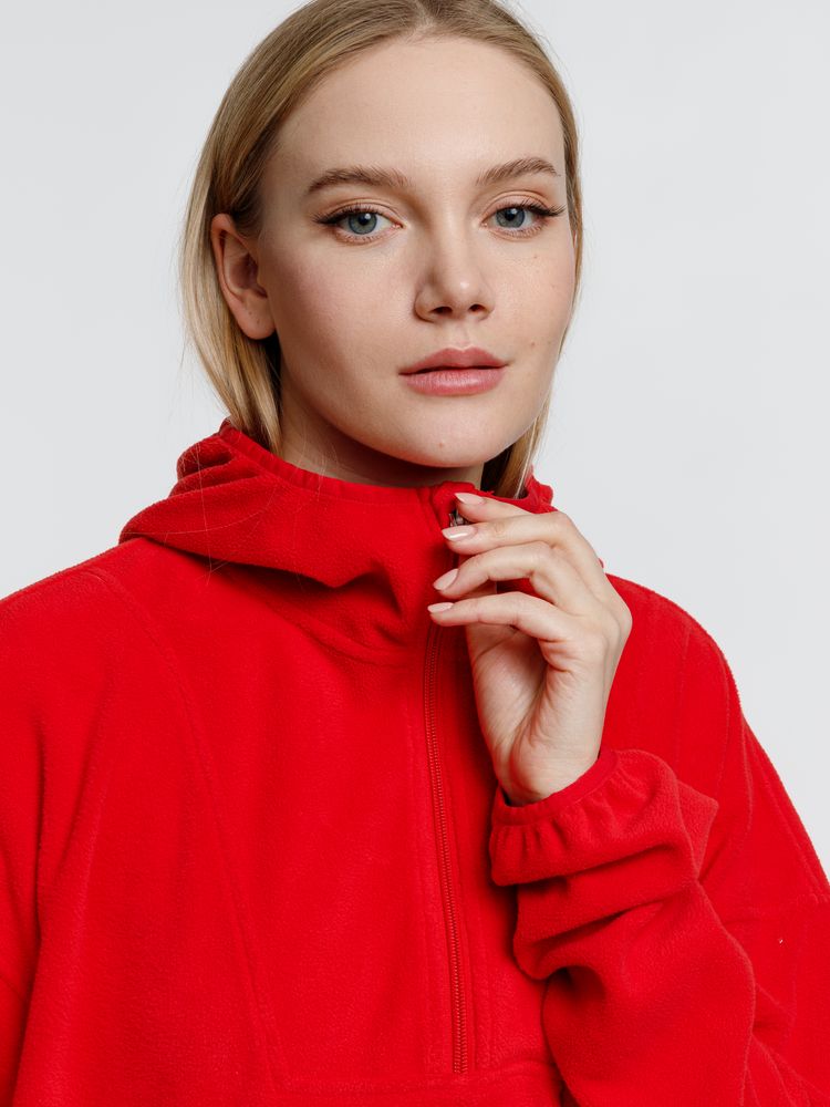 Анорак флисовый унисекс Fliska, красный — изображение 10