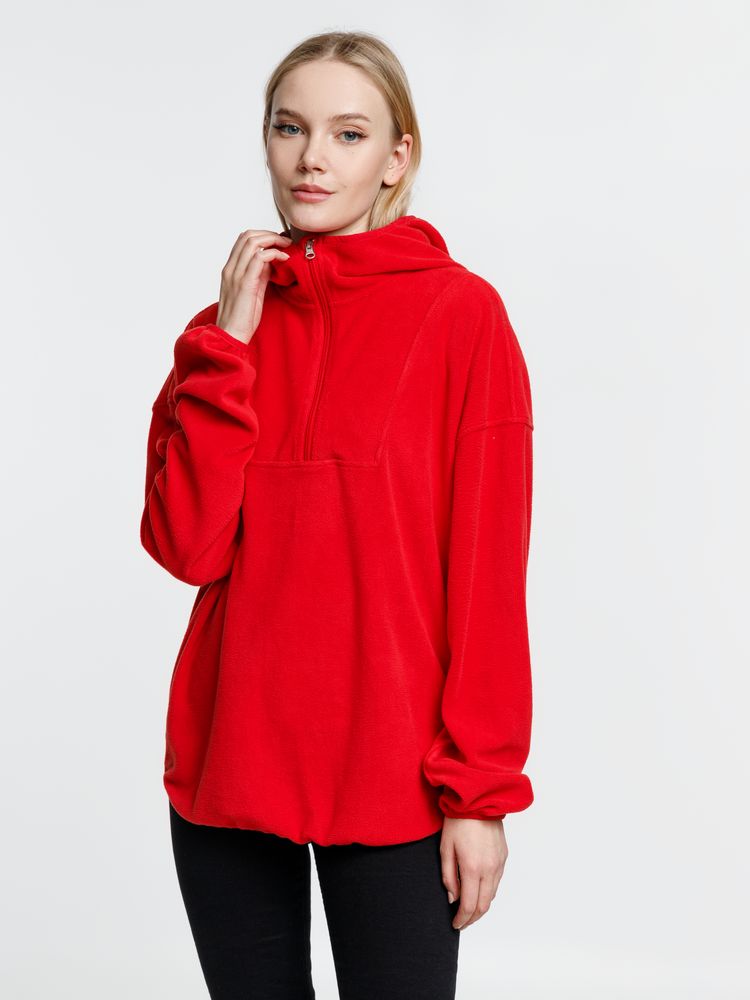 Анорак флисовый унисекс Fliska, красный — изображение 7