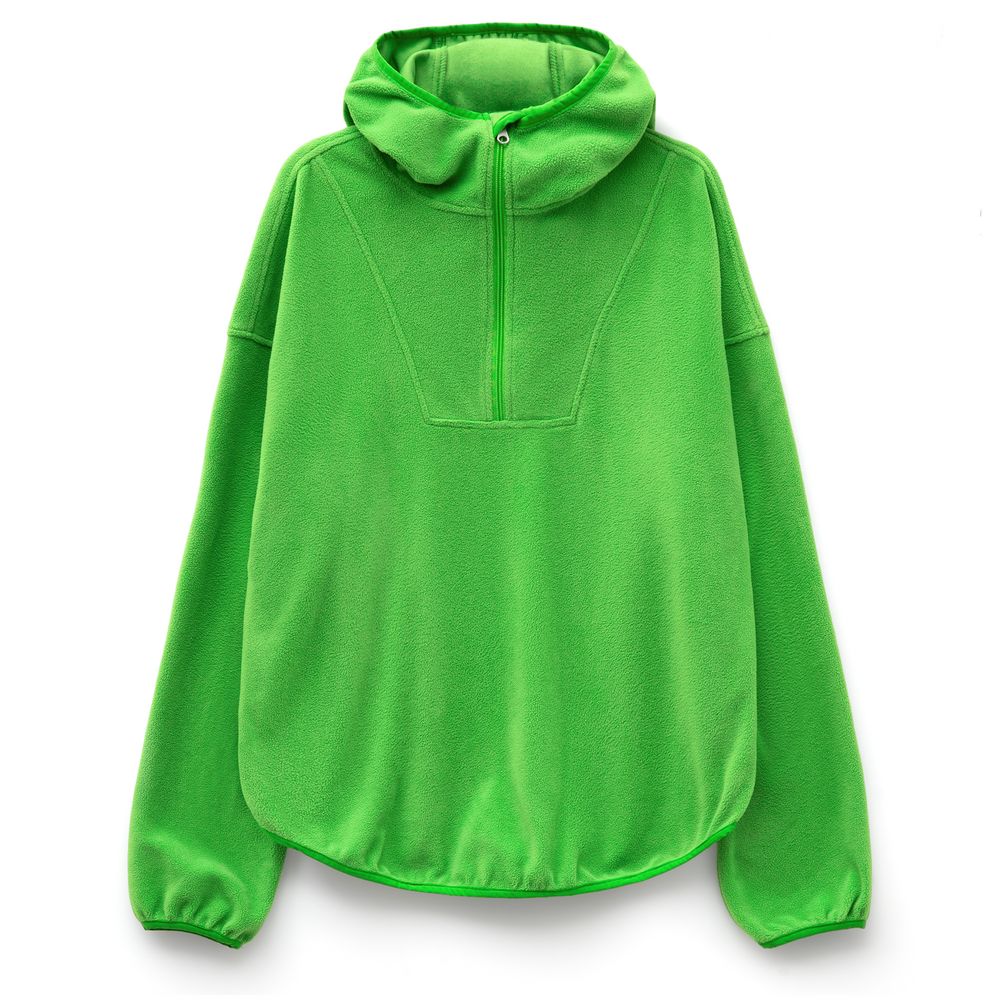 Анорак флисовый унисекс Fliska, зеленое яблоко — изображение 2