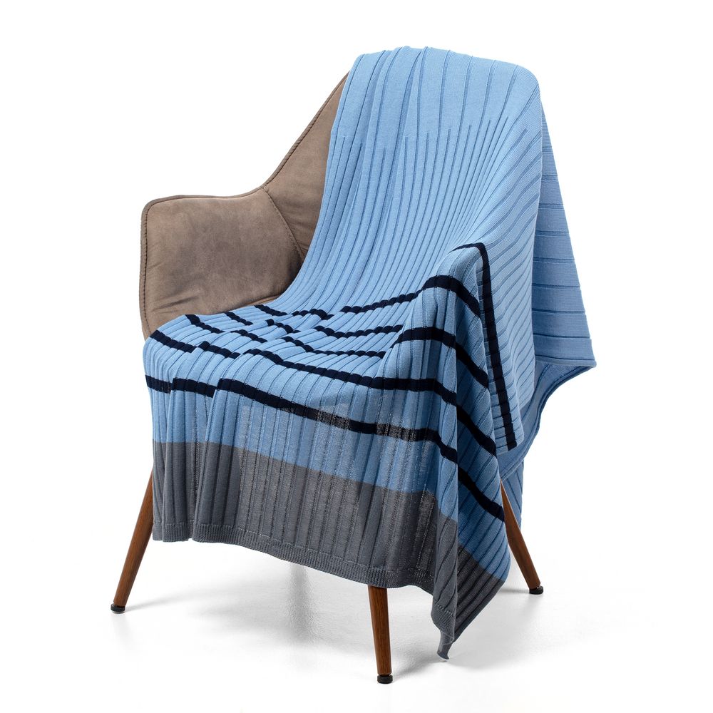 Плед Friolenta, синий с голубым — изображение 2