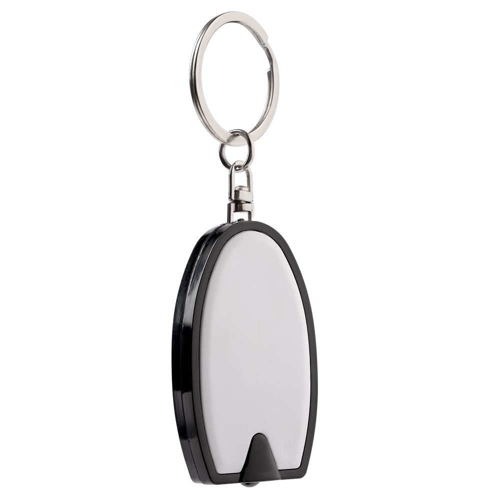 Брелок-фонарик Vivid, ver.2, белый с черным — изображение 2