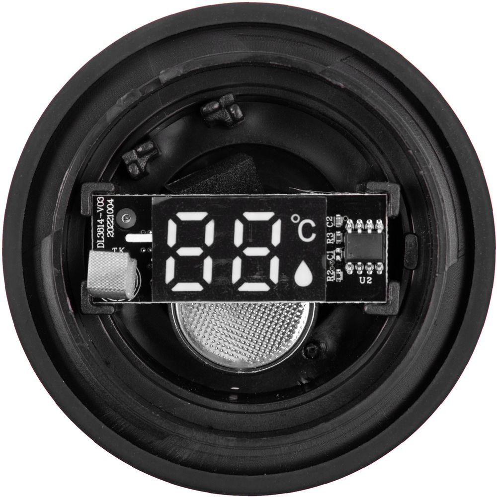 Смарт-бутылка с заменяемой батарейкой Long Therm Soft Touch, черная — изображение 12