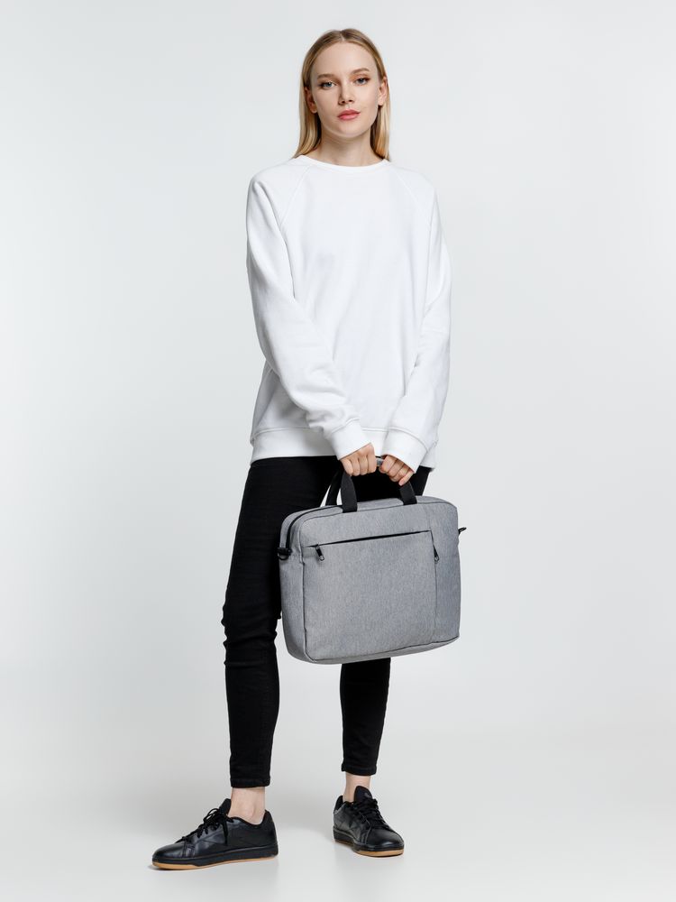 Сумка для ноутбука Burst Oneworld, серая — изображение 13