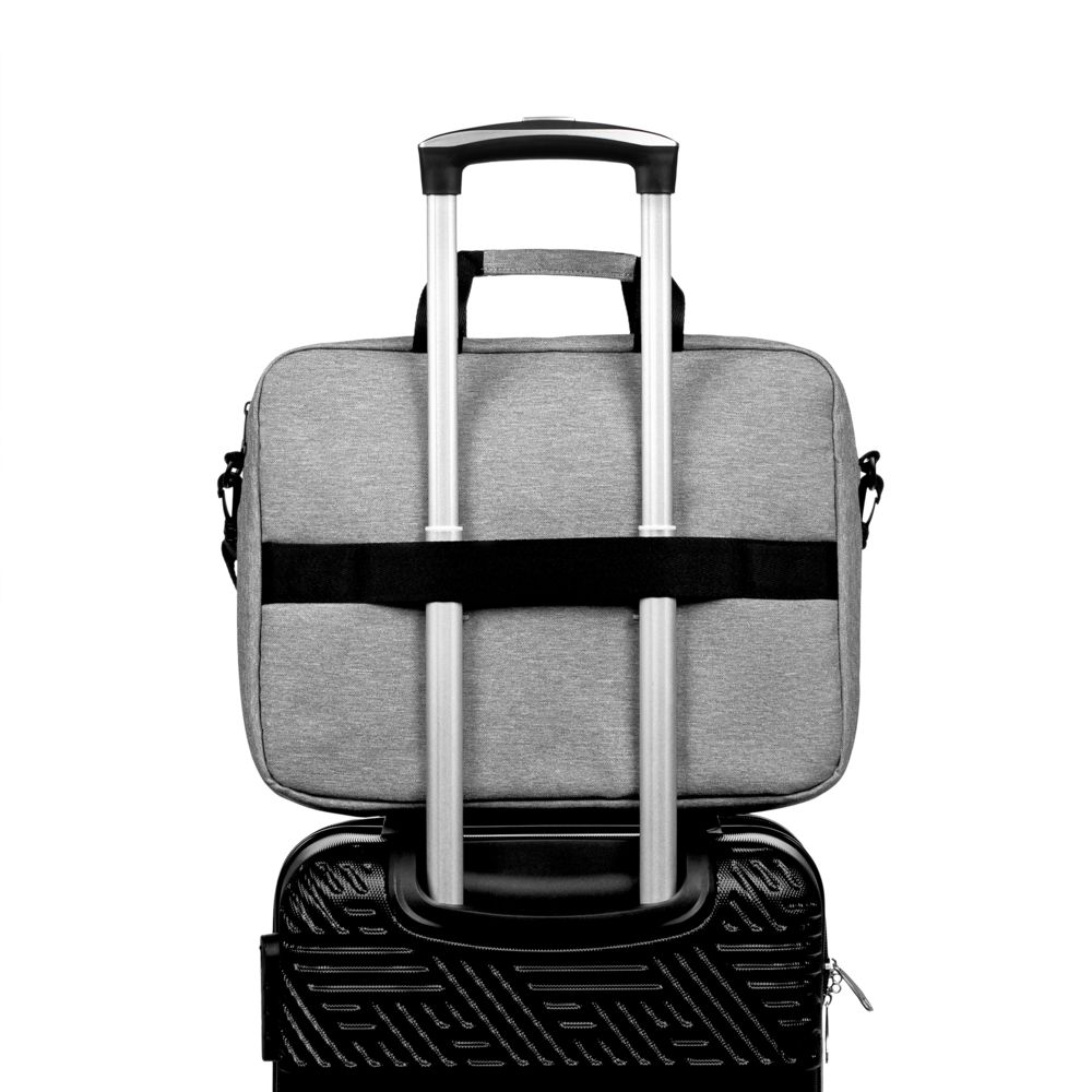 Сумка для ноутбука Burst Oneworld, серая — изображение 9