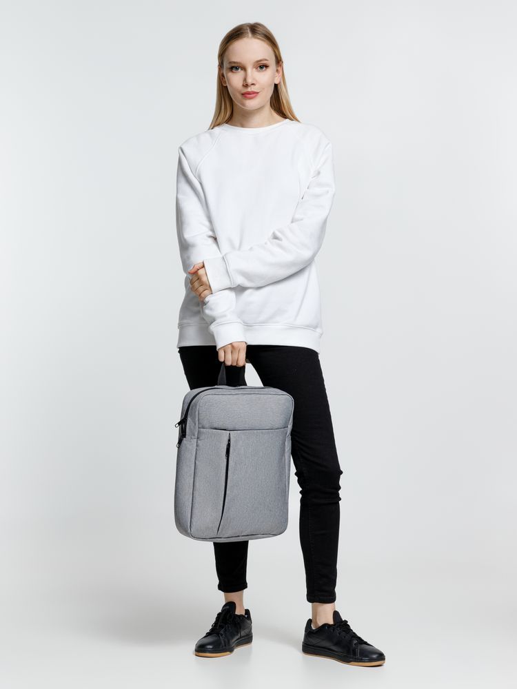 Рюкзак для ноутбука Burst Oneworld, серый — изображение 9