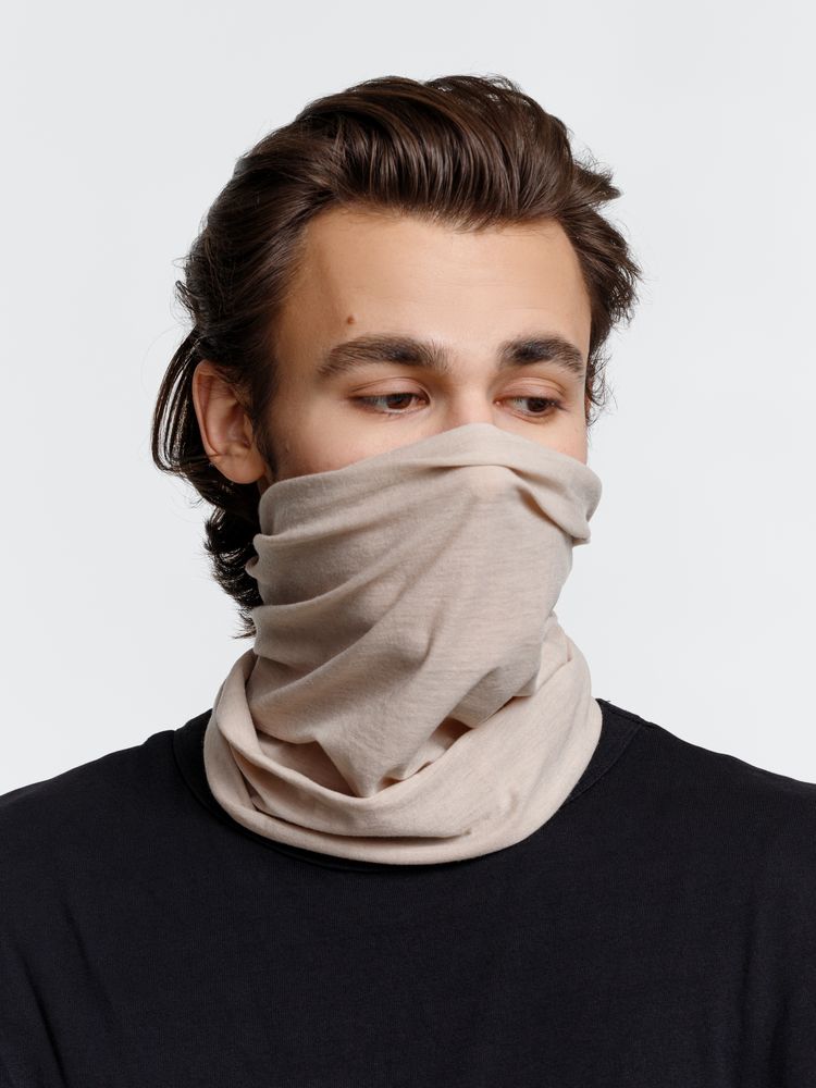 Многофункциональная бандана Dekko, бежевая — изображение 7