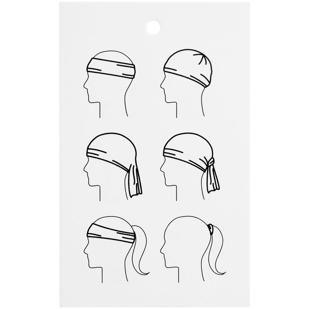 Многофункциональная бандана Dekko, зеленая — изображение 4