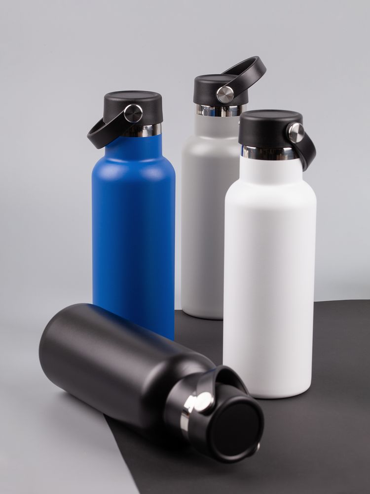 Термобутылка Bidon, белая — изображение 14