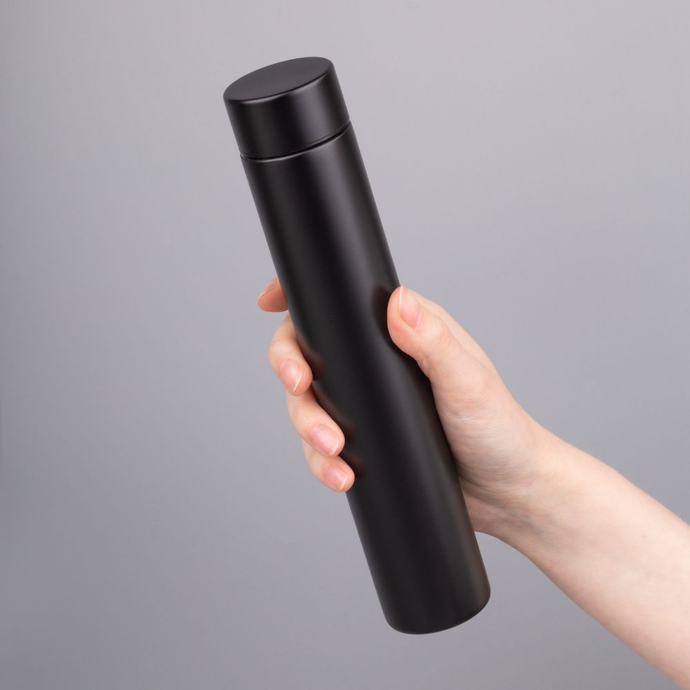 Термобутылка Metropolis, черная — изображение 8