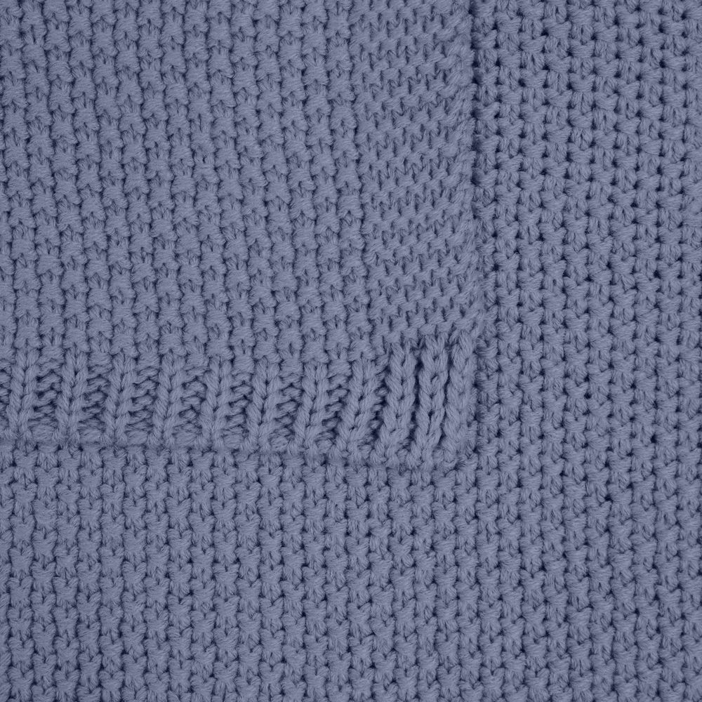 Плед Longview, серо-синий (сланец) — изображение 4