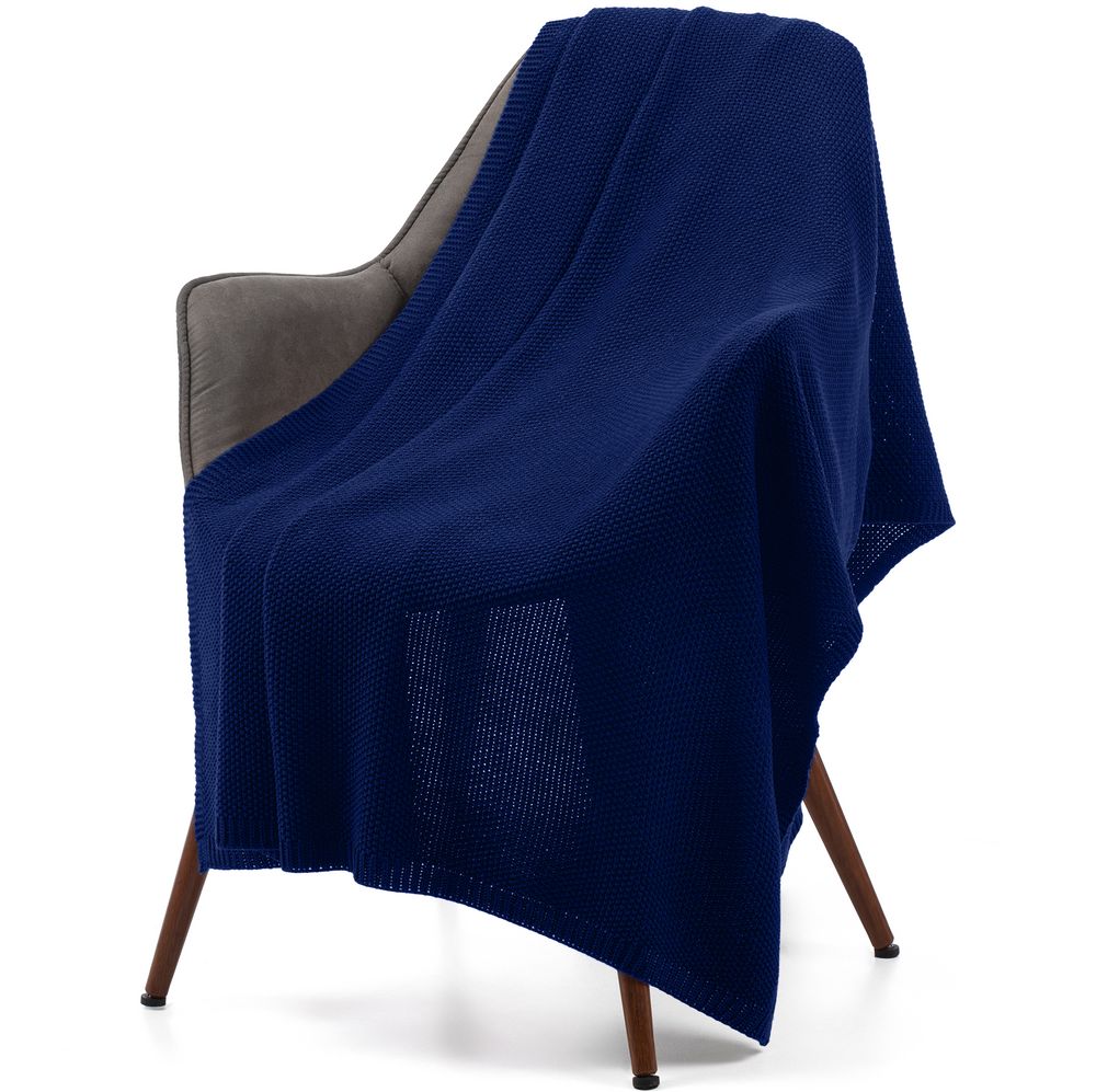 Плед Longview, темно-синий (сапфир) — изображение 2