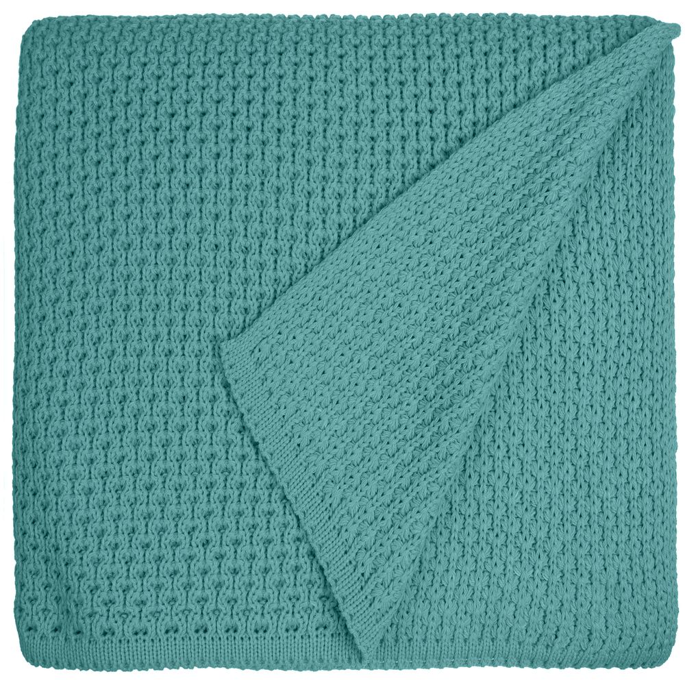 Плед Serenita, бирюзовый (тиффани) — изображение 3