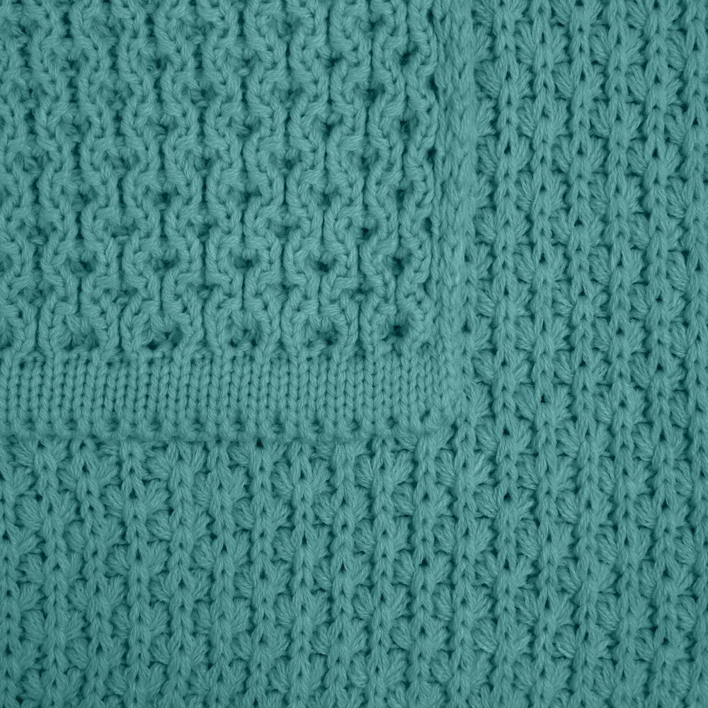 Плед Serenita, бирюзовый (тиффани) — изображение 4