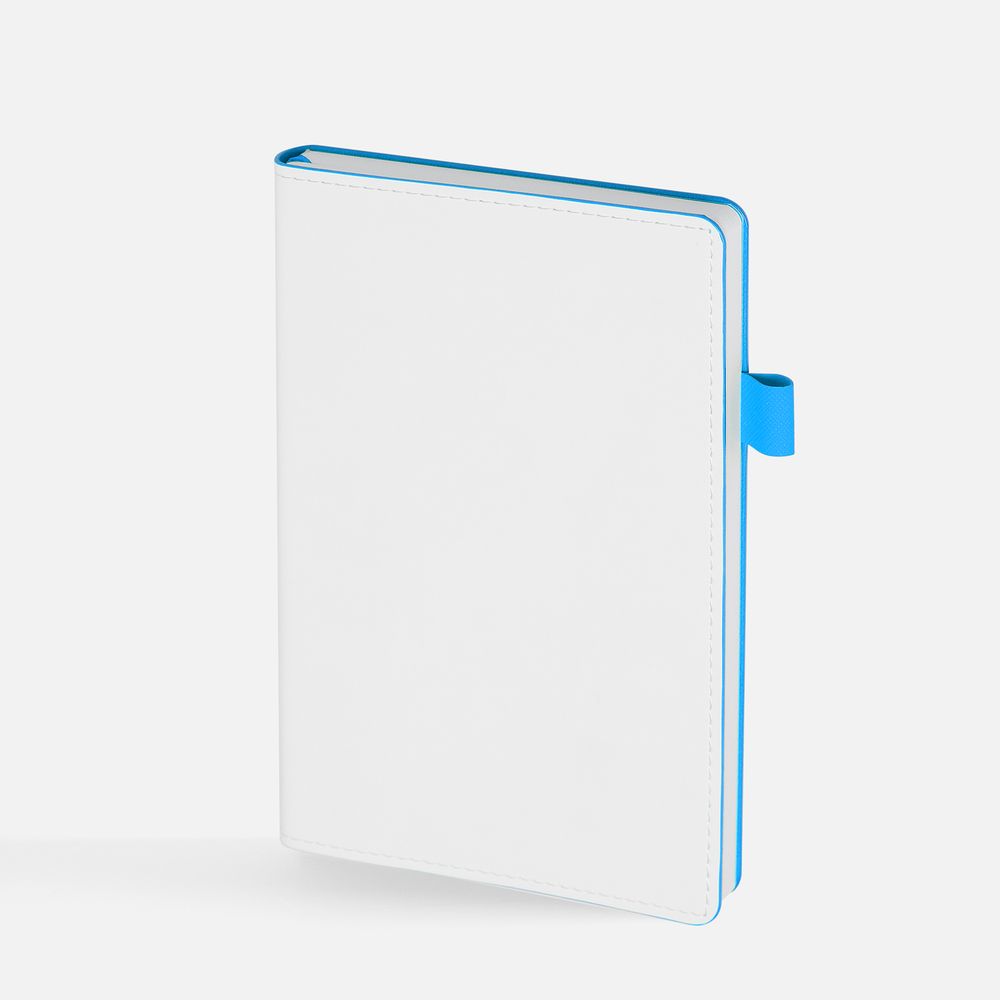 Ежедневник White Shall, недатированный, бело-голубой — изображение 4