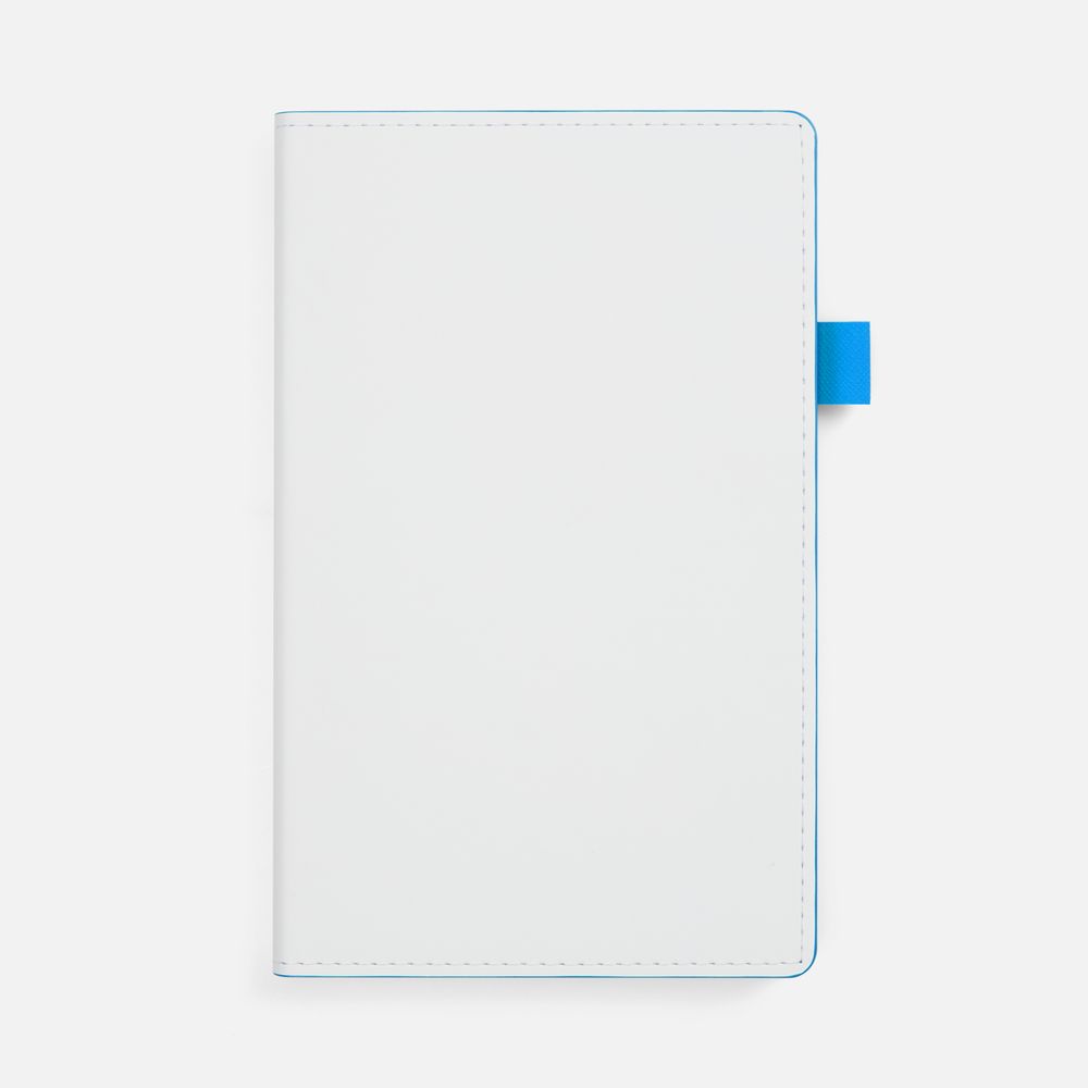 Ежедневник White Shall, недатированный, бело-голубой — изображение 2