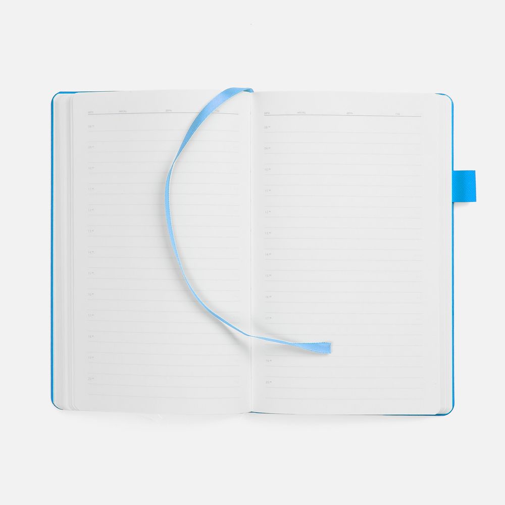 Ежедневник White Shall, недатированный, бело-голубой — изображение 7