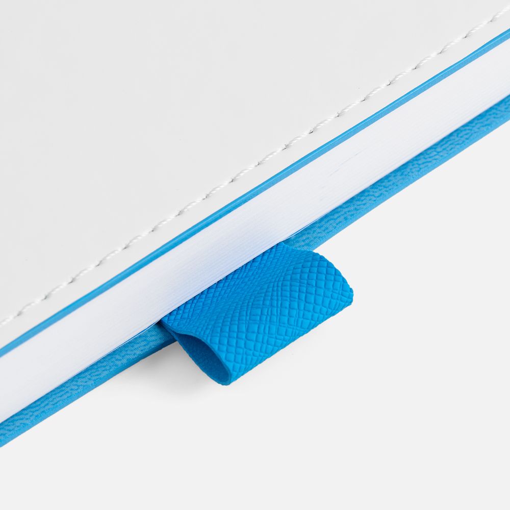 Ежедневник White Shall, недатированный, бело-голубой — изображение 6