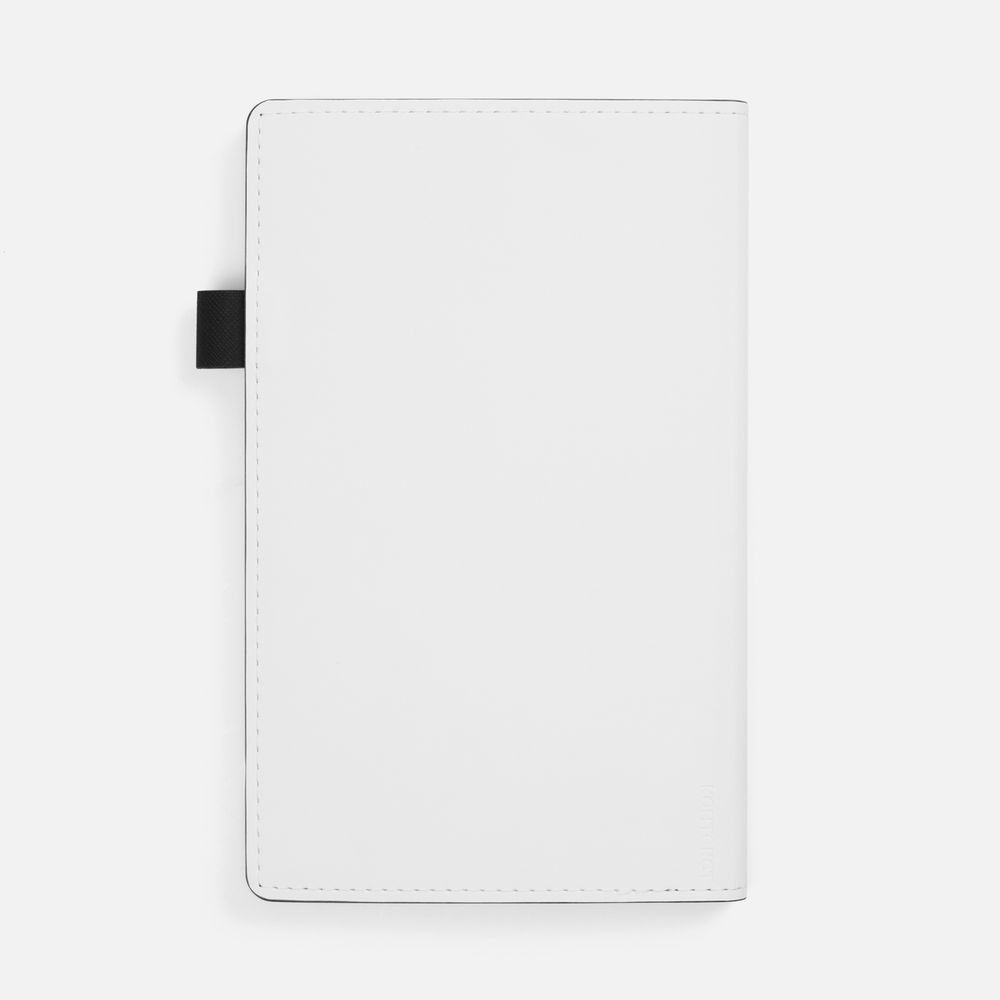 Ежедневник White Shall, недатированный, бело-черный — изображение 3