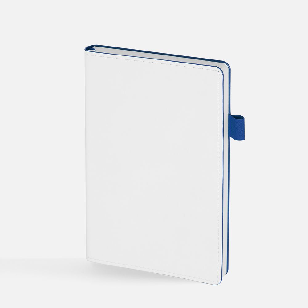 Ежедневник White Shall, недатированный, бело-синий — изображение 4