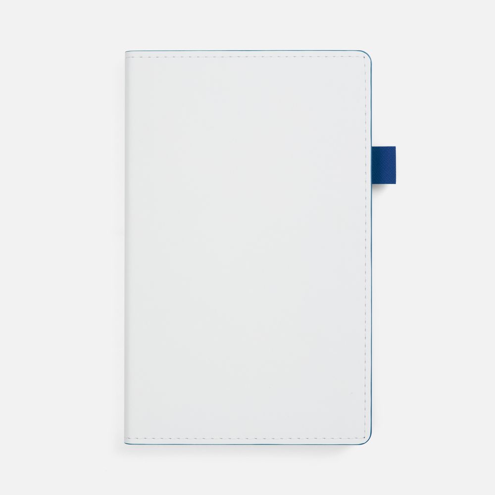 Ежедневник White Shall, недатированный, бело-синий — изображение 2