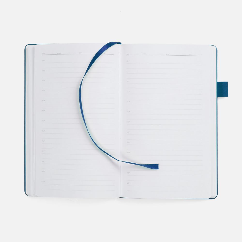Ежедневник White Shall, недатированный, бело-синий — изображение 7