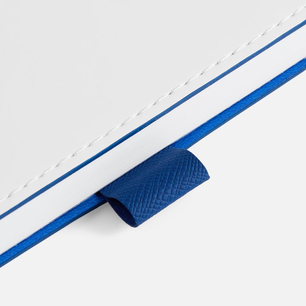 Ежедневник White Shall, недатированный, бело-синий — изображение 6