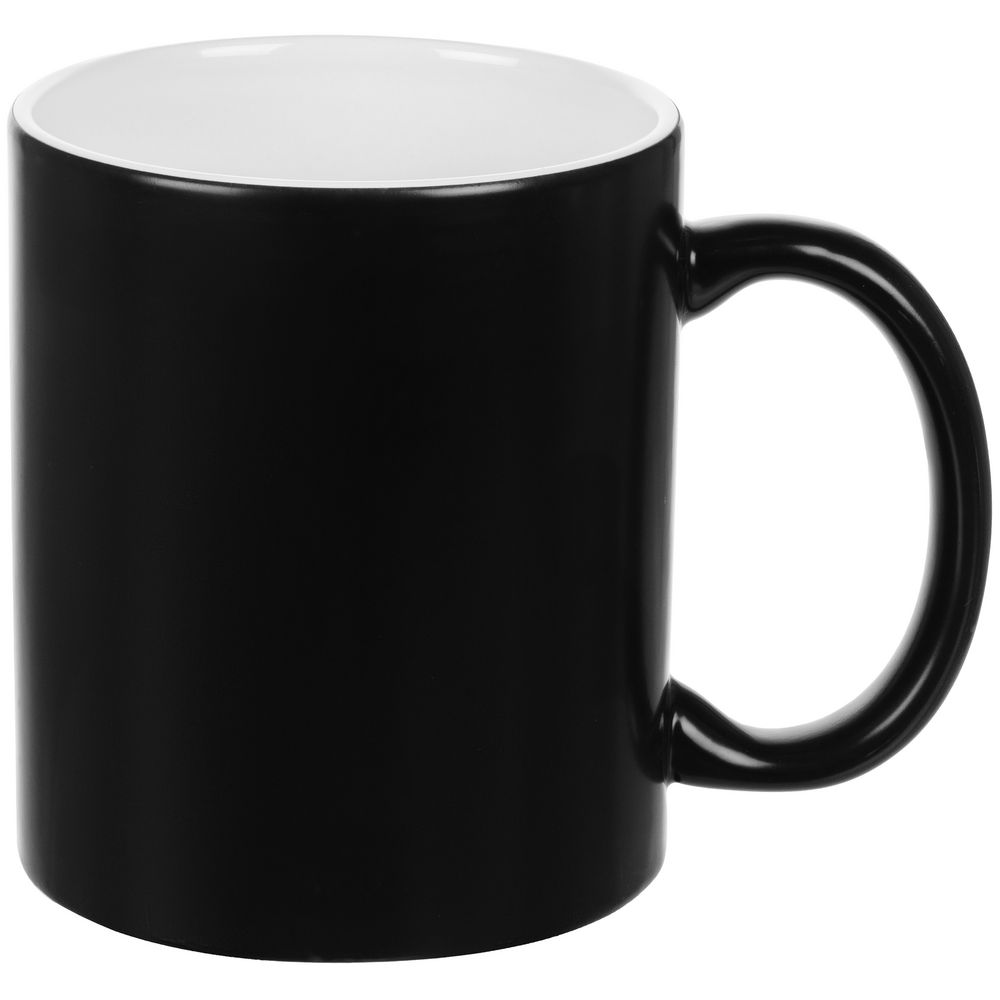 Кружка «Хамелеон», глянцевая, черная — изображение 2