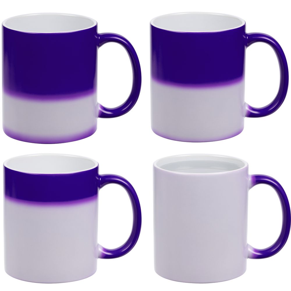 Кружка «Хамелеон», глянцевая, синяя — изображение 4