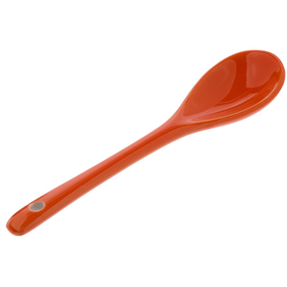 Кружка-хамелеон Melty с ложкой, черная с оранжевым — изображение 5