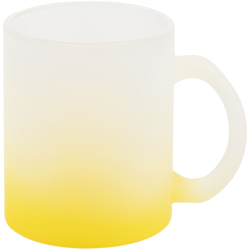 Кружка Grade Fade для сублимационной печати, матовая, желтая — изображение 2