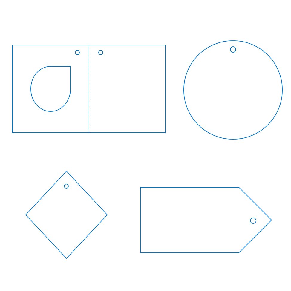 Этикетка картонная на заказ Carta, М — изображение 2
