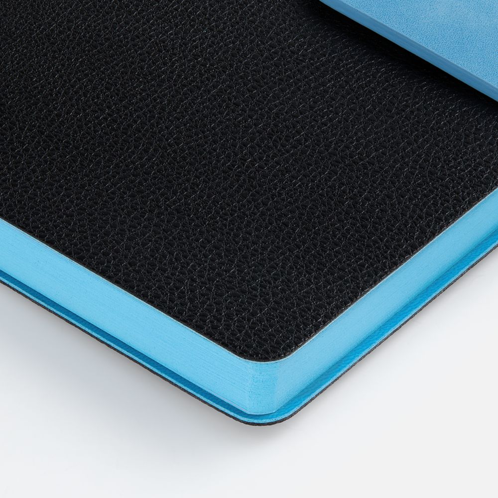 Ежедневник Boom, недатированный, черный с голубым — изображение 6