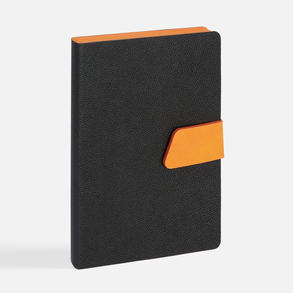 Ежедневник Boom, недатированный, черный с оранжевым — изображение 2